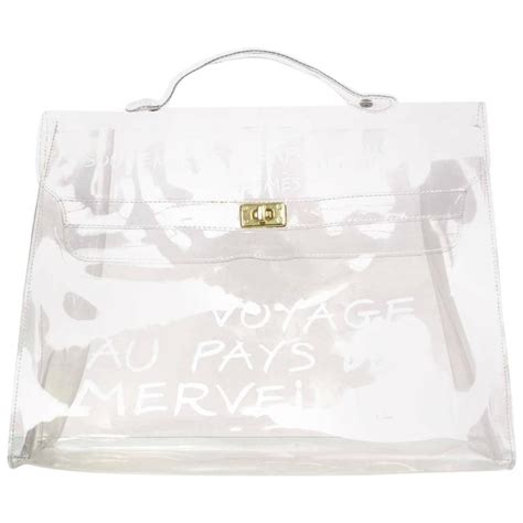 hermes clear bag 2019|hermes transparent bag.